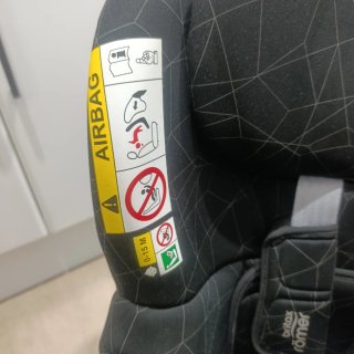 Silla coche Britax Römer negra