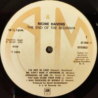Vinilo Richie Havens - The End of the Beginning
