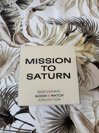 Omega X Swatch Mission to Saturn.