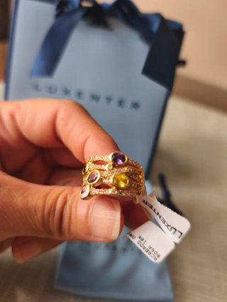 Anillo Luxenter con piedras naturales
