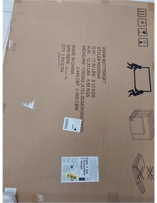 Amazon Basics Pizarra blanca magnética con bandeja para rotuladores y marco de aluminio - 120 cm x 90 cm