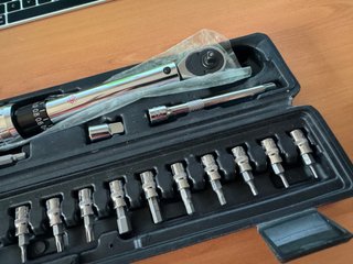 Llave Dinamométrica Bici 1-25Nm Acero Cromado