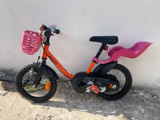 Bicicleta infantil Decathlon naranja urge