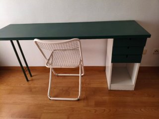 Cama nido con escritorio integrado