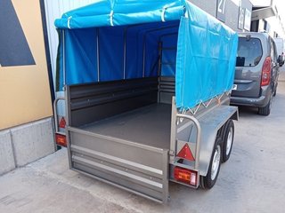 NUEVO: Remolque 2 ejes 750 kg con freno