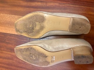 Zapatos mujer PLATINO dorados