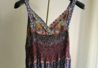 Vestido verano largo tirantes estampado