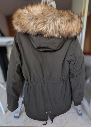 Parka invierno forrada pelo