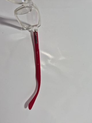 Gafas RB Rojas Transparentes