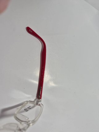 Gafas RB Rojas Transparentes