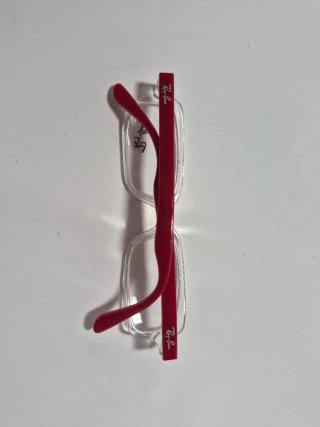 Gafas RB Rojas Transparentes