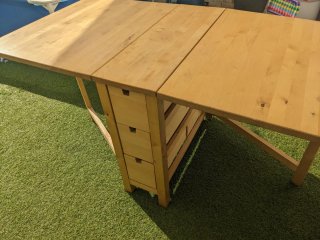 Mesa de madera plegable Ikea