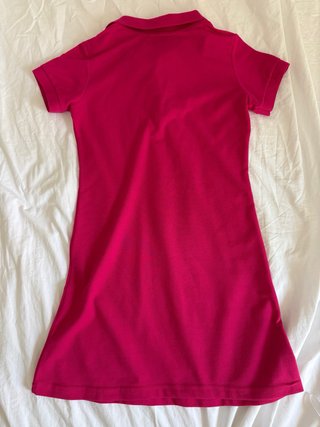 Vestido Polo Lacoste Rosa Talla M