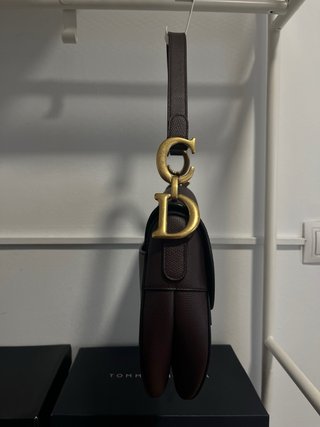 Bolso Dior Saddle Marrón Dorado