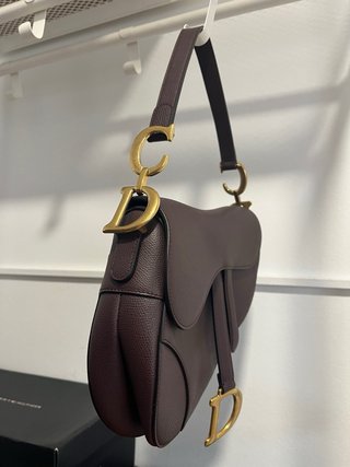 Bolso Dior Saddle Marrón Dorado