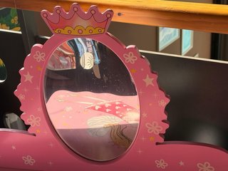 Tocador infantil princesa rosa