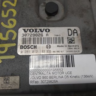 CENTRALITA MOTOR UCE VOLVO S60 BERLINA D5 Kinetic (136kW)