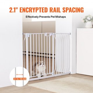 Porta per Bambini, Extra Larga 74.9-122.9 cm, 76.2 cm di Altezza, Porta per Cani per Scale, Porte e Casa, Porta per Bambini con Passaggio Facile e Chiusura Automatica, Porta di Sicurezza per Bambini e Animali Domestici
