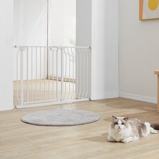 Porta per Bambini, Extra Larga 74.9-122.9 cm, 76.2 cm di Altezza, Porta per Cani per Scale, Porte e Casa, Porta per Bambini con Passaggio Facile e Chiusura Automatica, Porta di Sicurezza per Bambini e Animali Domestici