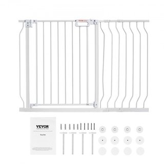 Porta per Bambini, Extra Larga 74.9-122.9 cm, 76.2 cm di Altezza, Porta per Cani per Scale, Porte e Casa, Porta per Bambini con Passaggio Facile e Chiusura Automatica, Porta di Sicurezza per Bambini e Animali Domestici