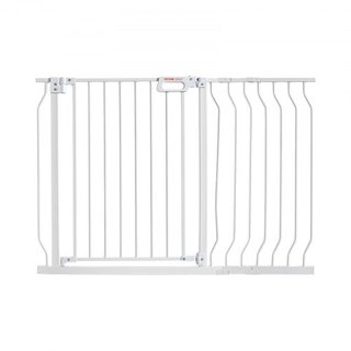 Porta per Bambini, Extra Larga 74.9-122.9 cm, 76.2 cm di Altezza, Porta per Cani per Scale, Porte e Casa, Porta per Bambini con Passaggio Facile e Chiusura Automatica, Porta di Sicurezza per Bambini e Animali Domestici