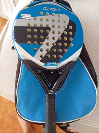 Lote 3 palas pádel + paletero