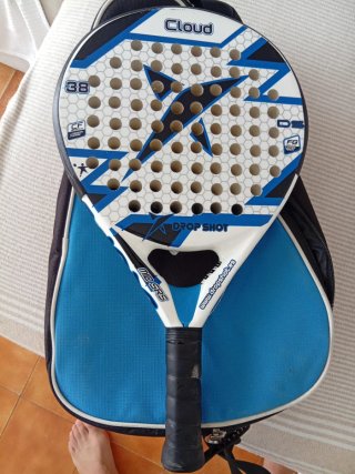 Lote 3 palas pádel + paletero