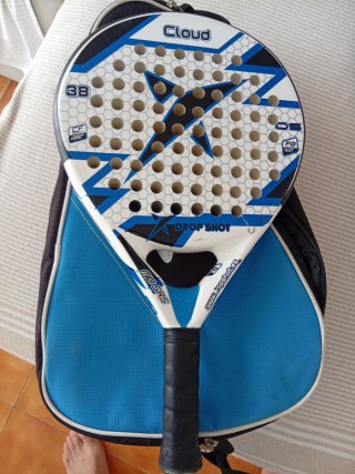Lote 3 palas pádel + paletero