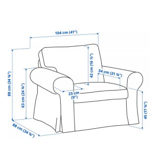 ¡Sillón estilo Ektorp!