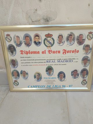 Cuadro Real Madrid 97/98