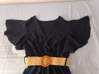 Vestido largo con volantes