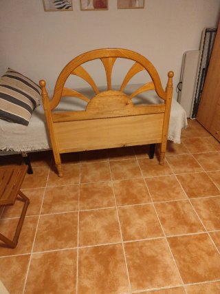 Cabecero de cama de madera 90 provenzal.