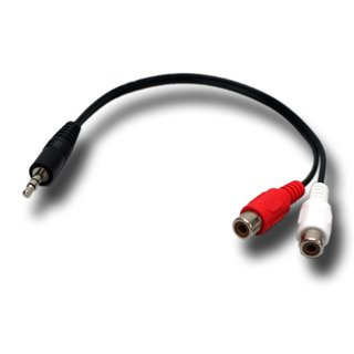 Cavo Adattatore Audio 3.5mm a 2 RCA Femmina