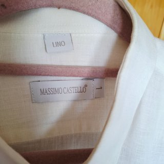 Camisa Lino Bordada Massimo Castello
