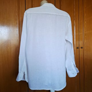 Camisa Lino Bordada Massimo Castello