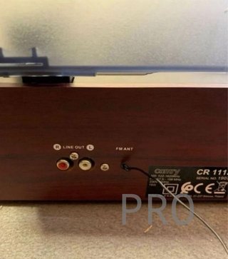Tocadiscos Retro CAMRY CR1113