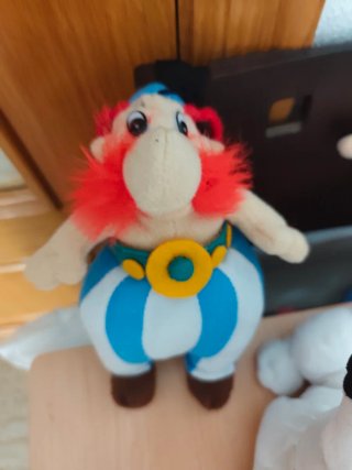 Lote 3 peluches Astérix y Obélix