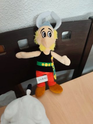 Lote 3 peluches Astérix y Obélix