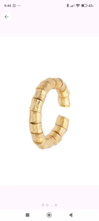 Tres Anillos Sonia Rykiel Multicolor Dorado