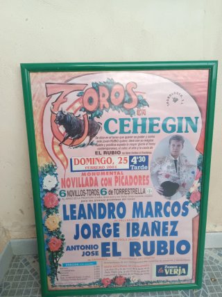 Cartel Toros Cehegín 2001