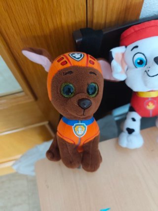 Lote 2 peluches Patrulla Canina