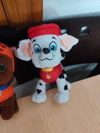 Lote 2 peluches Patrulla Canina