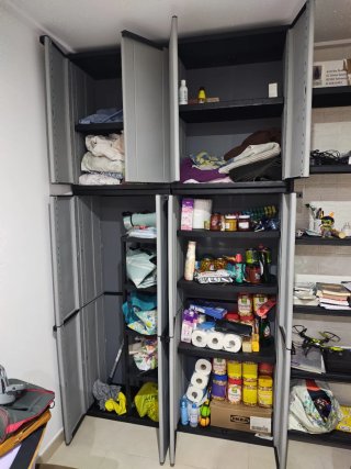Lote armario Plástico Terry J Base Gris