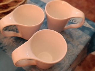 Juego de café 3 tazas + plato