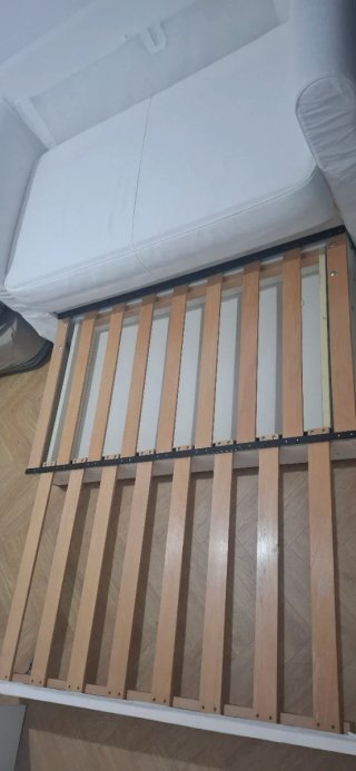 Sofá Cama doble IKEA Somier Lamas Madera 120x200cm