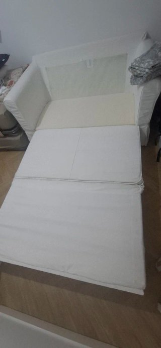 Sofá Cama doble IKEA Somier Lamas Madera 120x200cm