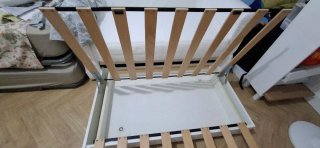 Sofá Cama doble IKEA Somier Lamas Madera 120x200cm