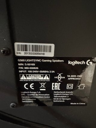 Logitech G560 Altavoces Gaming 2.1