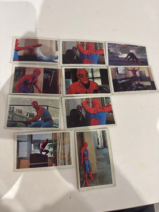 34 Cromos Spiderman Película (Pacosa, 1978)
