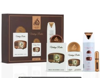 Lattafa Vintage Radio Set Perfume